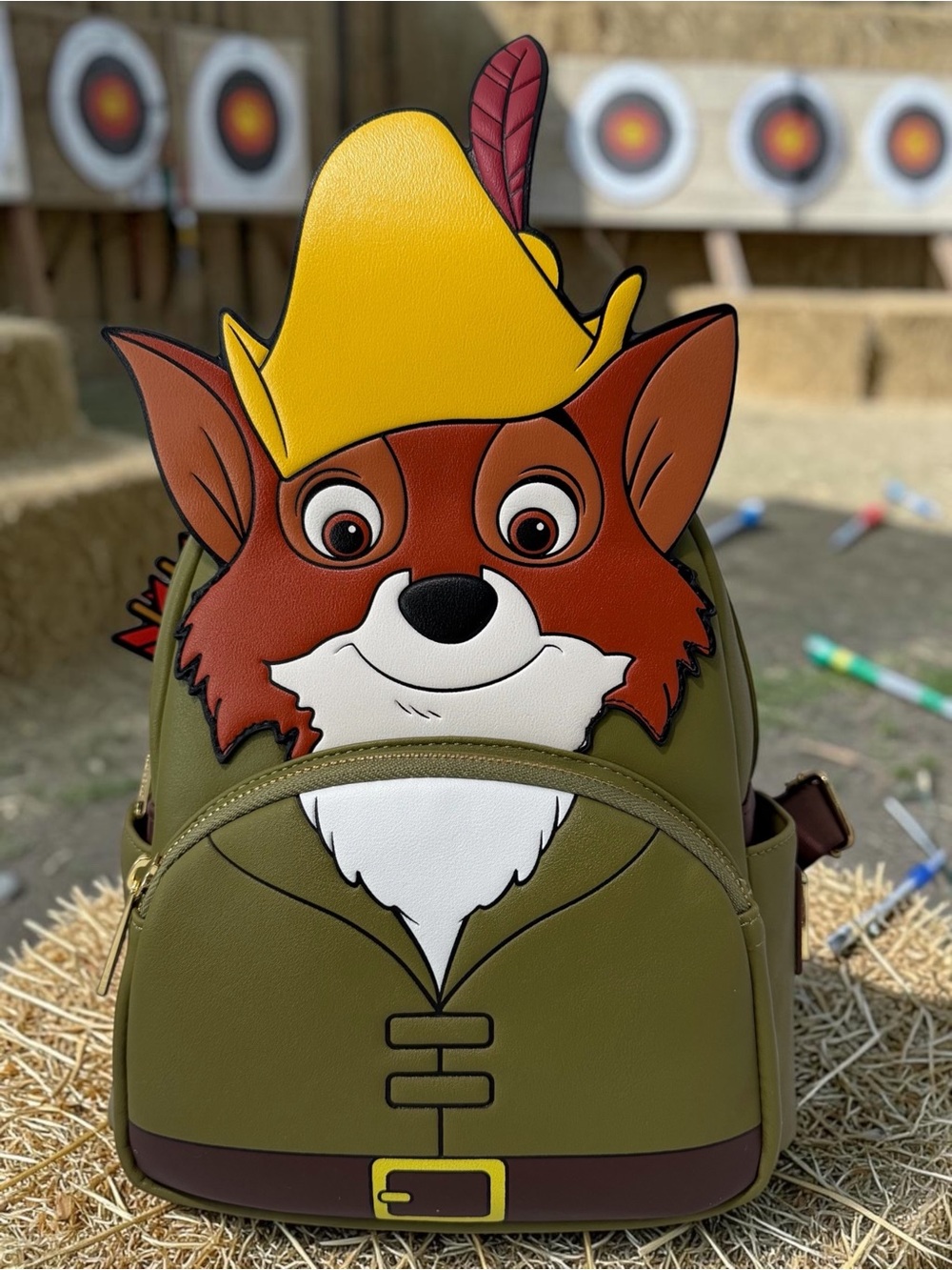 Disney Robin Hood Cosplay Loungefly Mini Backpack NWT RARE